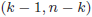 k-1
